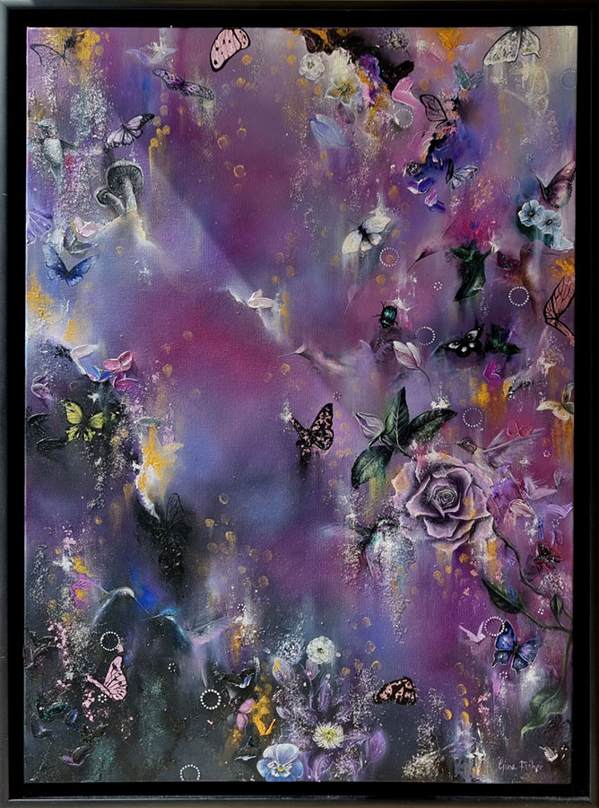 Painting by Gina Fisher