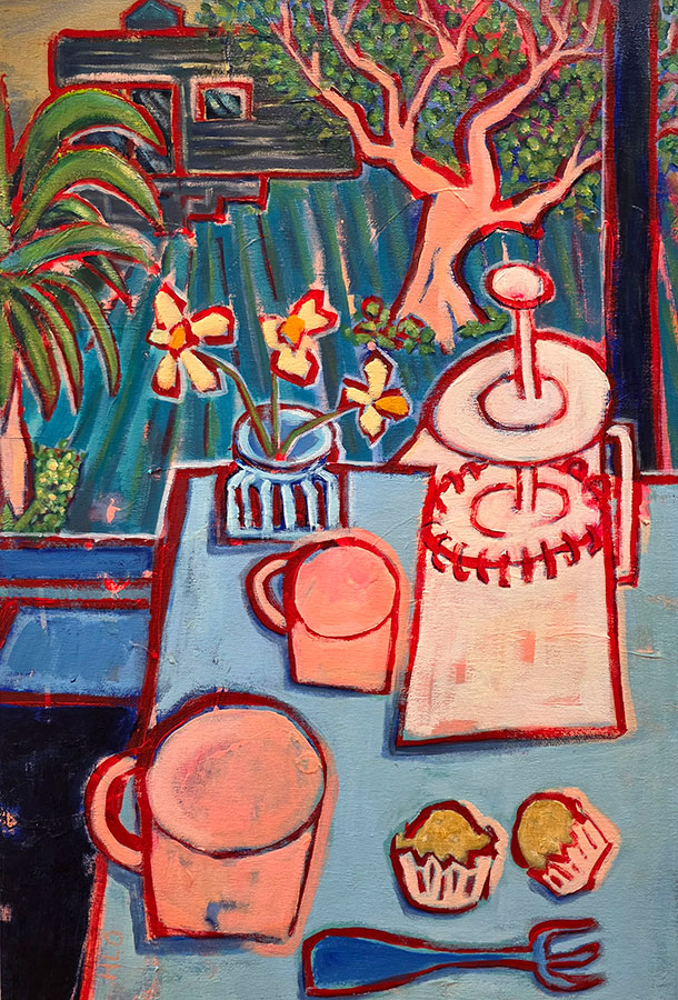 Painting by Hannah Oram