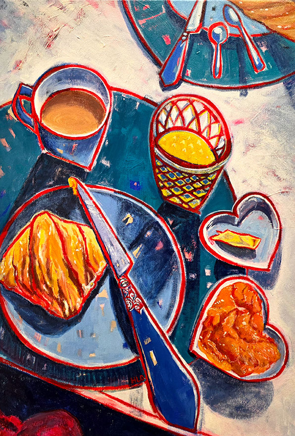 Painting by Hannah Oram