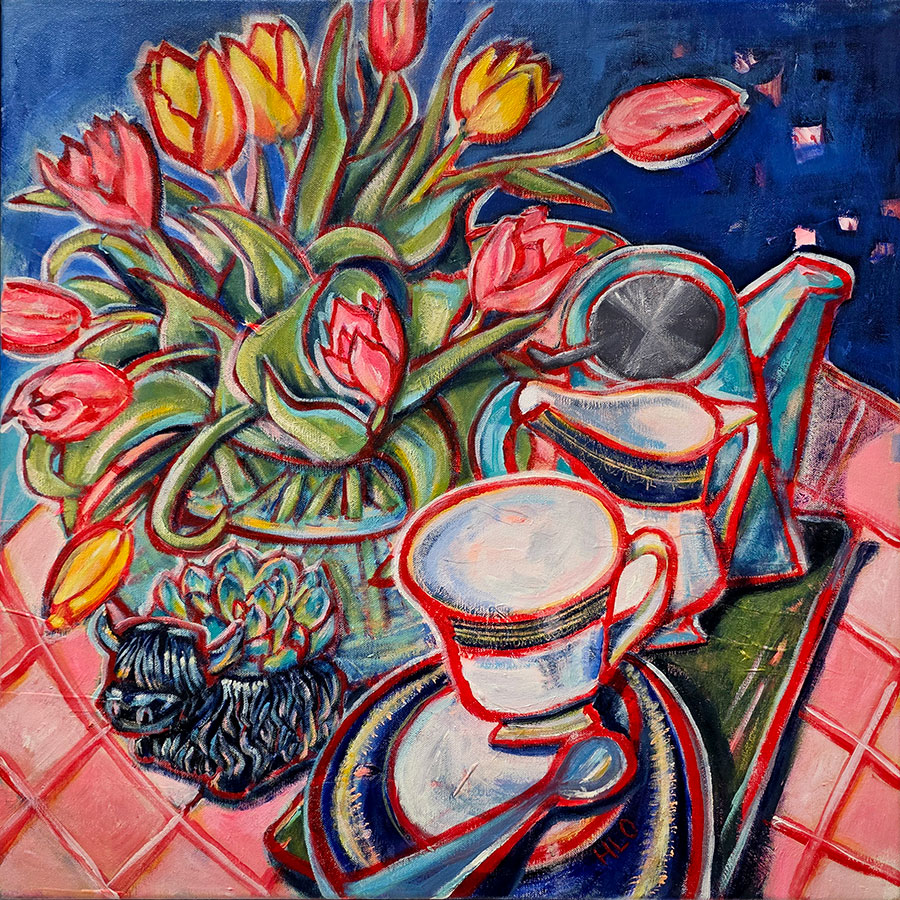 Painting by Hannah Oram