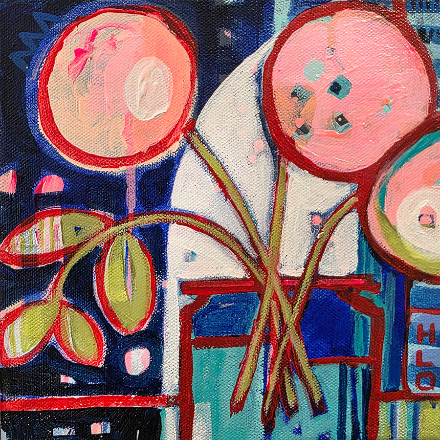 Painting by Hannah Oram