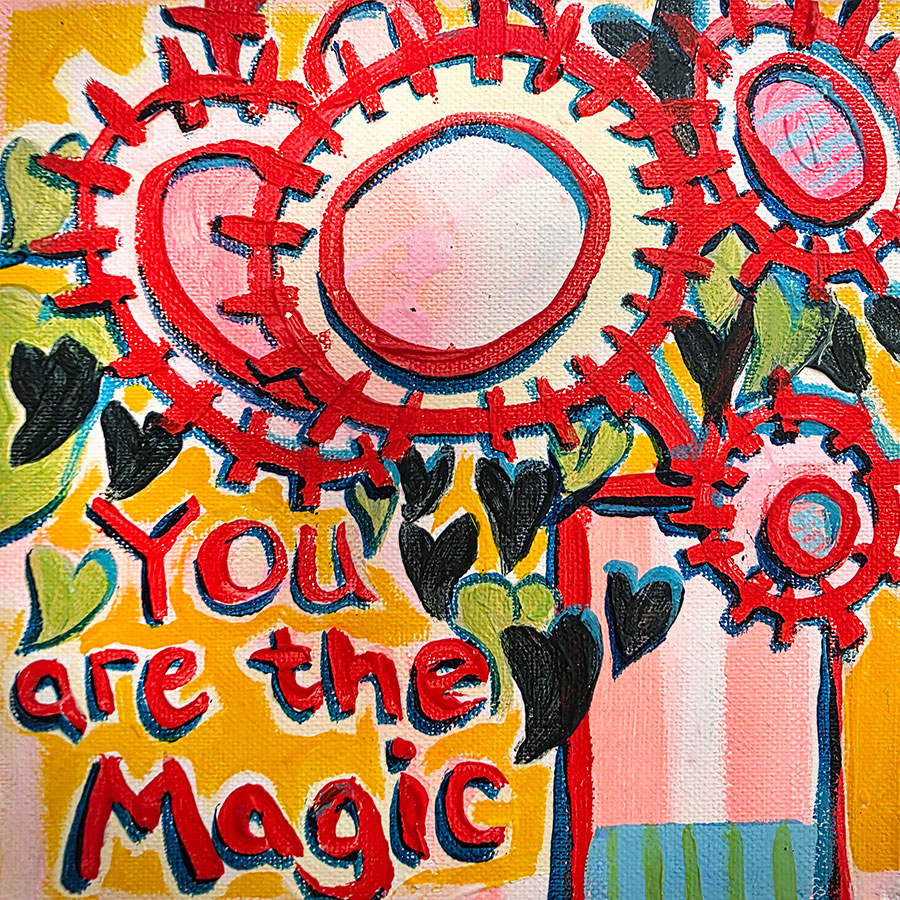 Painting by Hannah Oram