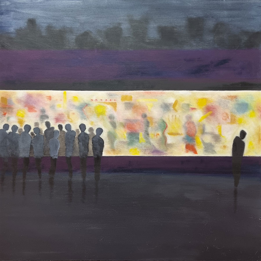 Painting by Mike Hanny