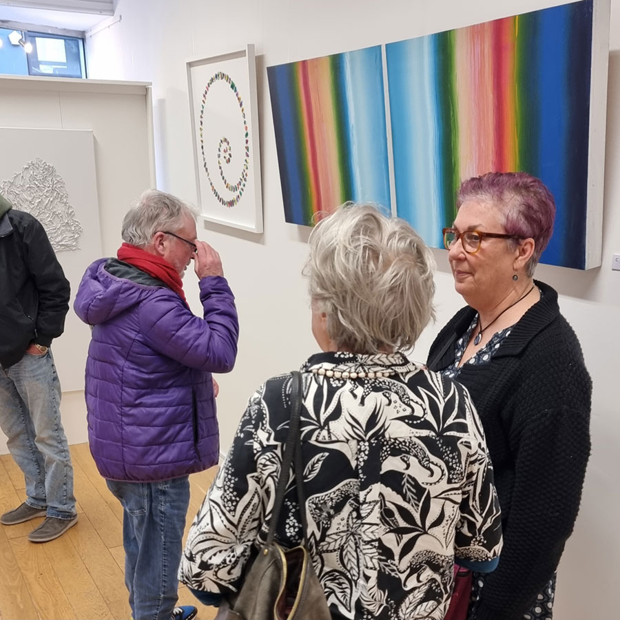 Exhibition photos at canvas