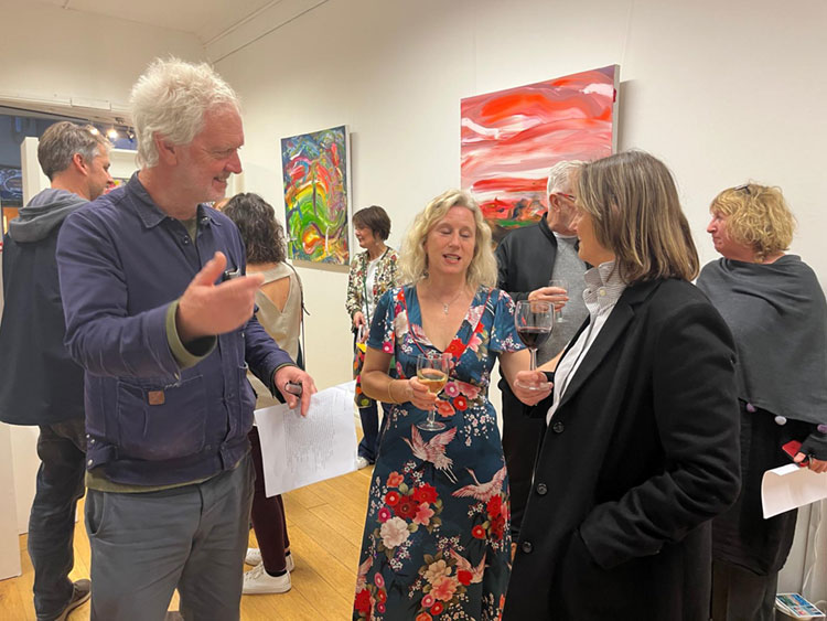 Exhibition photos at canvas
