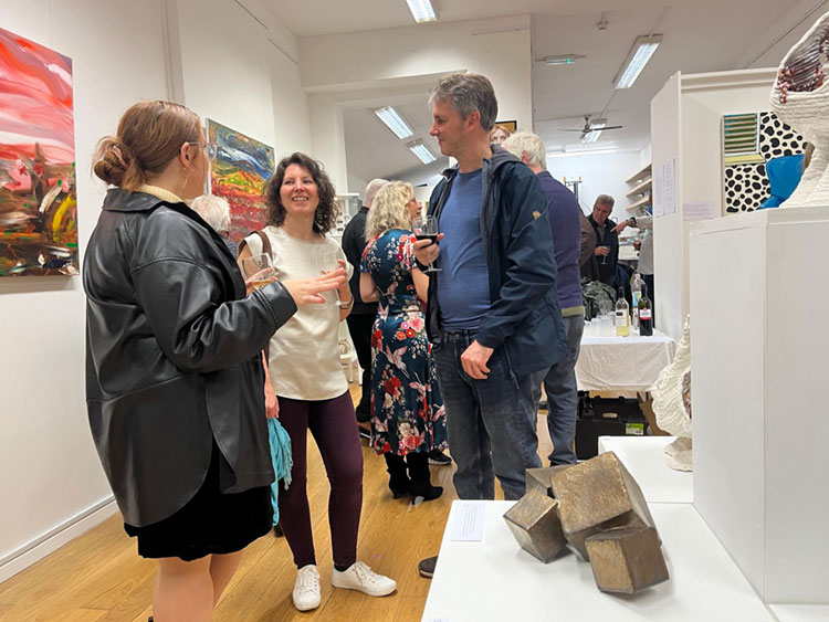 Exhibition photos at canvas