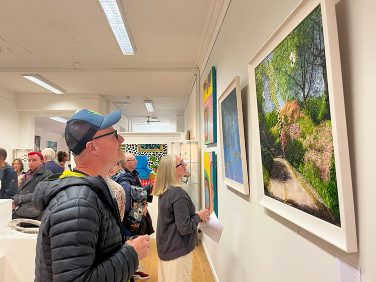 Exhibition photos at canvas