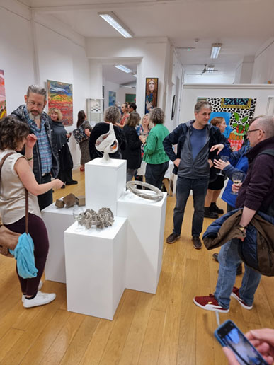 Exhibition photos at canvas